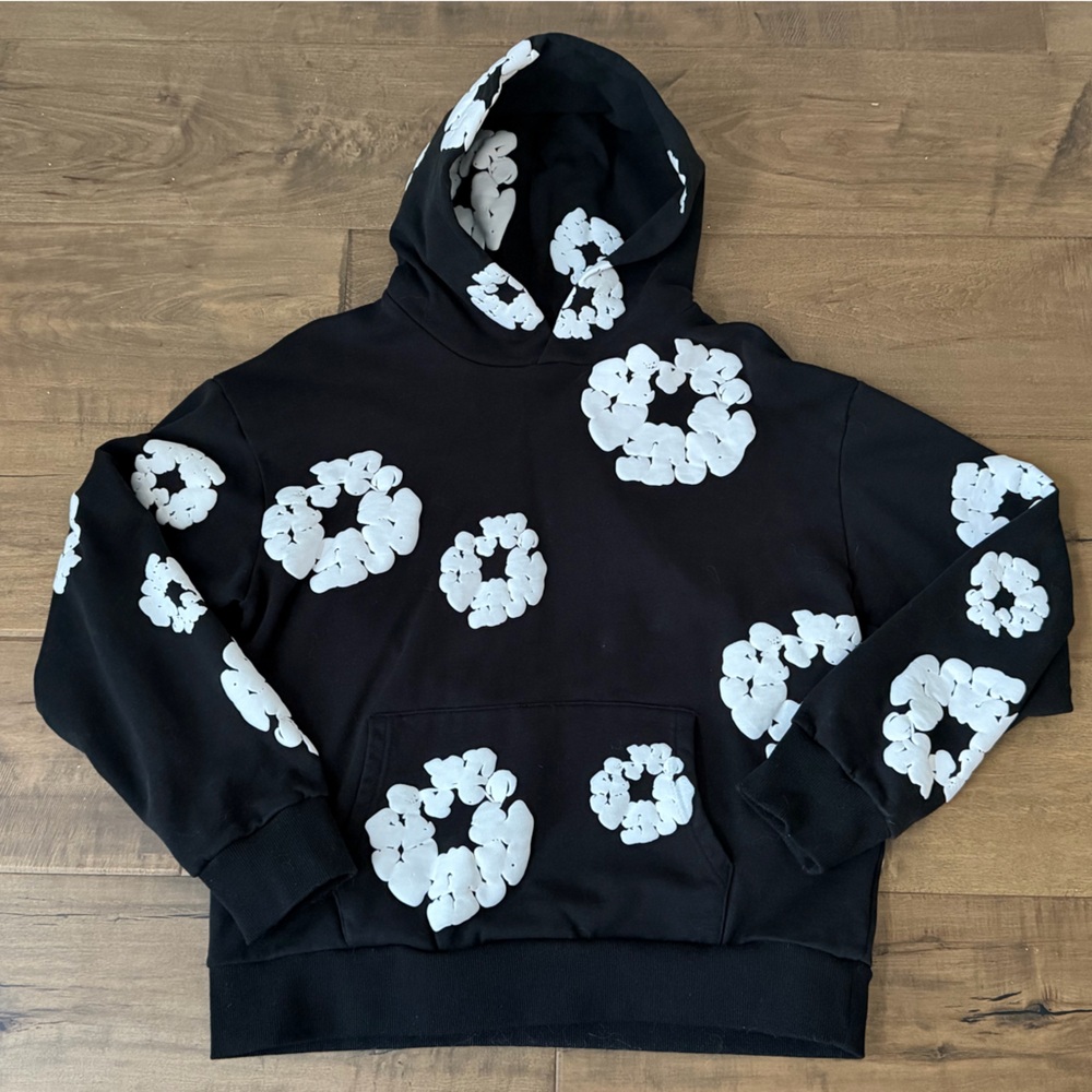 Black Denim Tears Hoodie size Medium